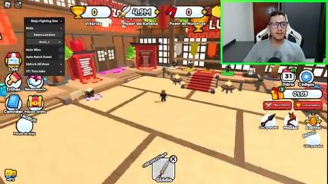 SCRIPT NINJA FIGHTING SIMULATOR Roblox 2023 смотреть онлайн