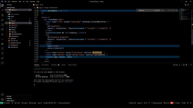Audio Player in React with Wavesurfer | React | Javascript | Wavesurfer смотреть онлайн