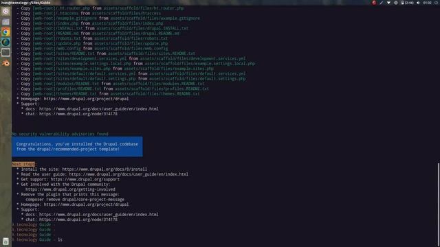 Lando + Docker + Drupal 9 Composer Install Ubuntu 22 10 смотреть онлайн