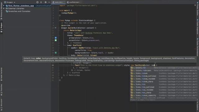 Flutter - Intro | Basic App with Stateless and Stateful Widget смотреть онлайн