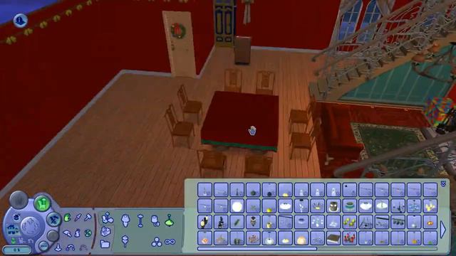 строю НОВОГОДНИЙ МАГАЗИНЧИК с игрушками и кафе в The Sims 2 смотреть онлайн