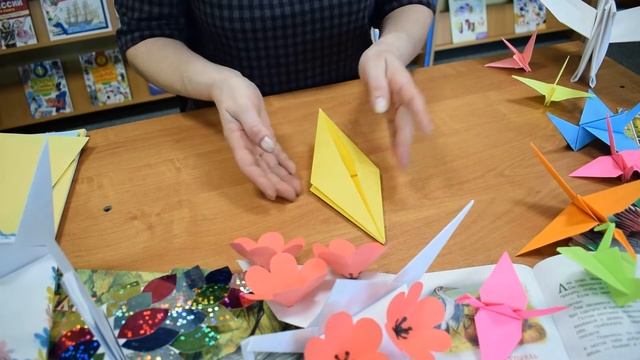 Оригами - делаем журавлика смотреть онлайн