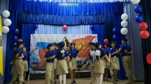 ТАНЕЦ ЮНАРМЕЙЦЕВ ОТРЯДА «СОКОЛ»