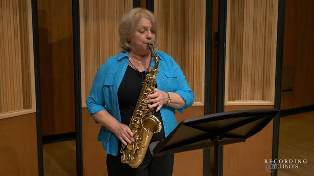 Professor Debra Richtmeyer: ILMEA Saxophone - Etude No. 20, Allegro moderato - L. BASSI- смотреть онлайн