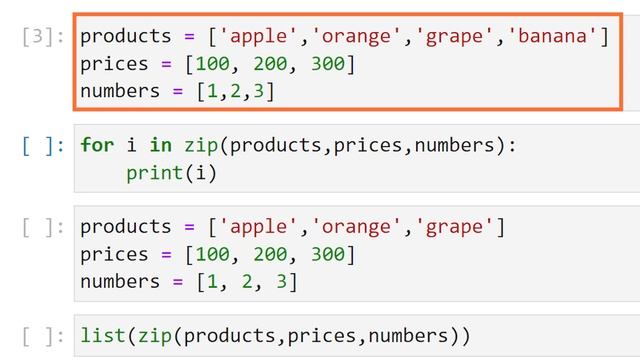 【毎日Python】Pythonで複数のリストの要素をまとめて取得する方法｜zip смотреть онлайн