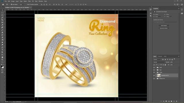 Ring Poster Design in Photoshop CC | social media смотреть онлайн