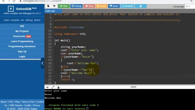 تعلم لغة c++ من الصفر حتى الاحتراف : If Statements смотреть онлайн