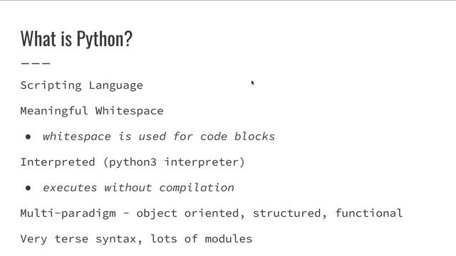 CS1520 Lecture 01: Python History and Comparison to Java and JavaScript смотреть онлайн