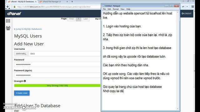 Hướng Dẫn Up Website Opencart Lên Host