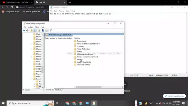 How To Fix An Internal Error Has Occurred | rdp internal error solved | fix rdp internal error 2022 смотреть онлайн