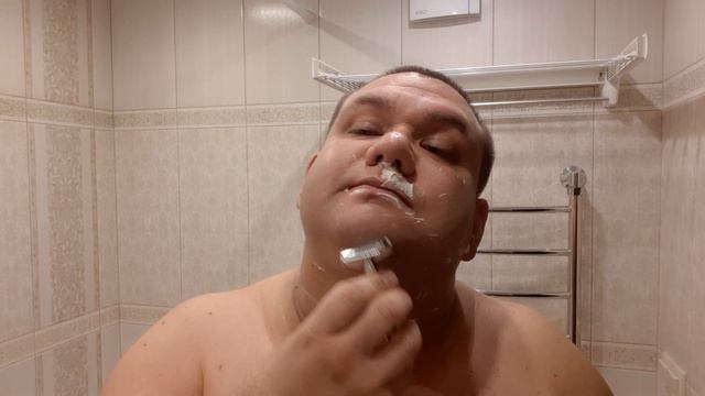 Мое бритье 156. Razorock LUPO SS gap0,72, BIC/Feather, Barrister and Mann Lavanille, 3D чаша. смотреть онлайн