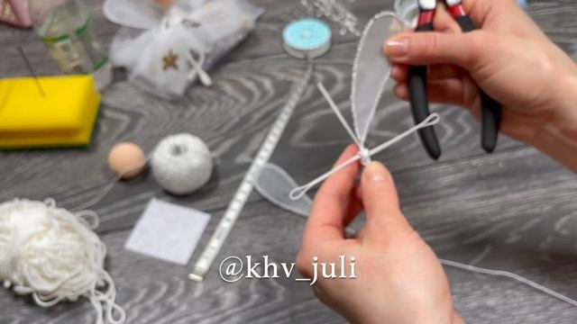 Фея своими руками из шерсти и проволоки/JiJi вязание смотреть онлайн