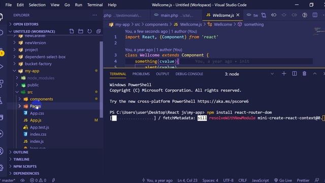 React JS Tutorial Beginners Bangla - 36 - React Router смотреть онлайн