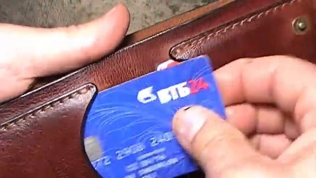 Кошелёк , кожа растительно дубления смотреть онлайн
