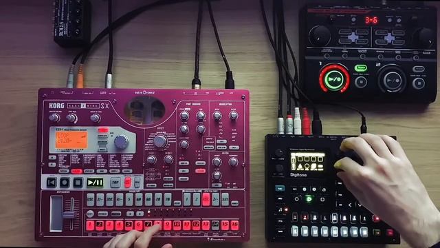 Techno Jam on Digitone + Korg Electribe + Boss RC202 смотреть онлайн