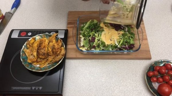 САЛАТ ЦЕЗАРЬ РЕЦЕПТ ДОМАШНЕГО ПРИГОТОВЛЕНИЯ | CAESAR SALAD RECIPE HOMEMADE