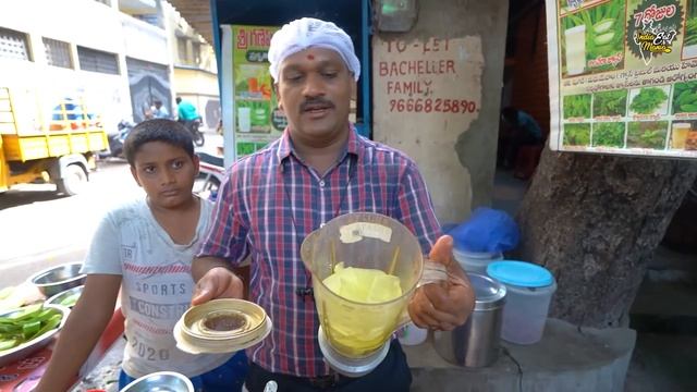 Famous Aloe Vera Juice Making In Hyderabad Rs. 20/- Only L Indian Street Food