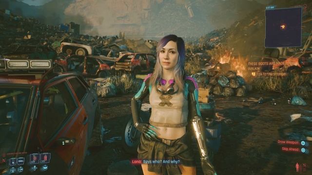 Meeting a youtuber in Cyberpunk 2077 смотреть онлайн
