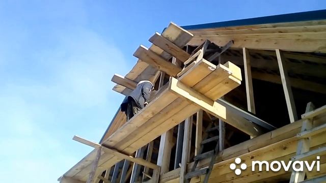 Строим дом. Последние штрихи крыши. Пара лайфаков для удешевления работ смотреть онлайн