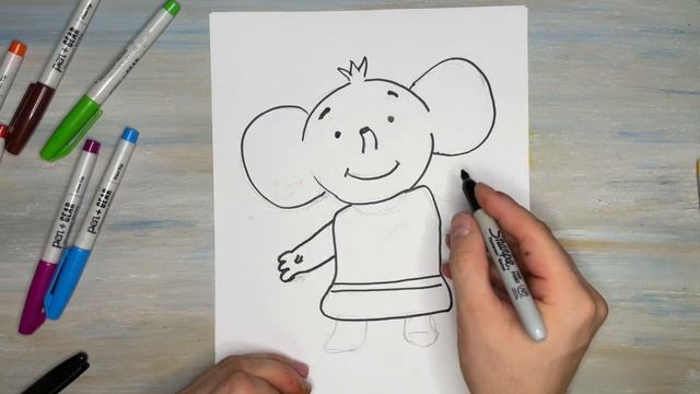 Как нарисовать Тому| Рисуем Тому из Тимы Томы! смотреть онлайн