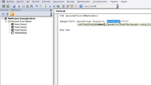 Como usar criterio en auto filtro con VBA en Excel - Capítulo 264 смотреть онлайн