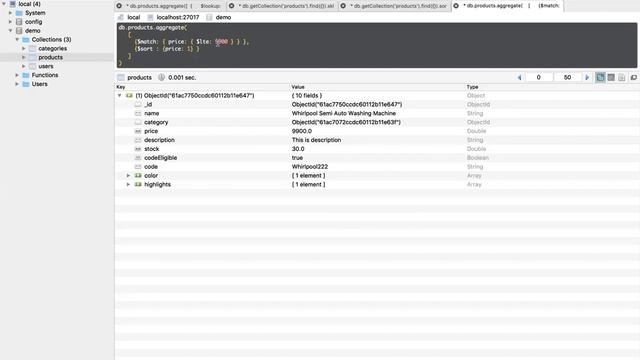 Fetch products where prices are greater than,less than value(1000) How to find?mongodb $lte $gte $l смотреть онлайн