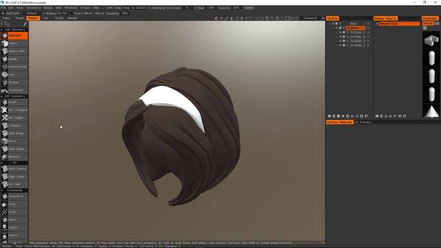 [ZBrush] Module 7 - Game Character Creation - 1. Retopology for Deformation смотреть онлайн