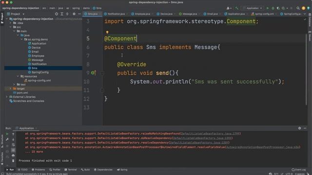 Spring tutorial 4 | Annotation Based Configurations | @Companent | @Autowired Annotations смотреть онлайн
