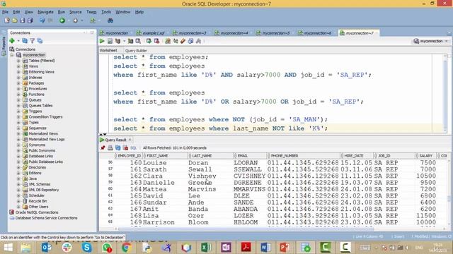23 Оператор NOT / SQL для начинающих с нуля до сертификата Oracle смотреть онлайн