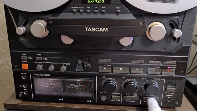 Катушечный магнитофон Tascam 3030 смотреть онлайн