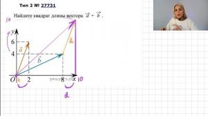 КВАДРАТ ДЛИНЫ ВЕКТОРА ?/ Новое задание из ЕГЭ разбор  #профиль #егэ #27731