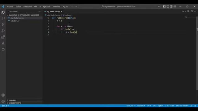 Algoritmo Radix Sort en Python 1_1 смотреть онлайн