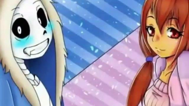 Undertale Sans X Frisk смотреть онлайн