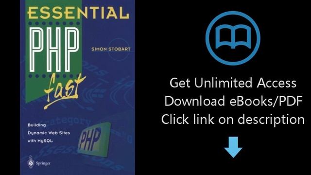 Download Essential PHP fast: Building Dynamic Web Sites with MySQL (Essential Series) PDF смотреть онлайн