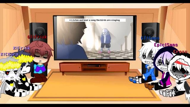 GLITCHTALE Meets XTALE |Part 2| [Rus/Eng] | [GC] XTALE React To Glitchtale S1 EP1 | 