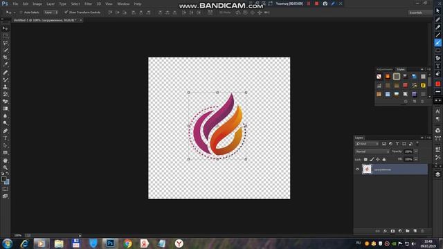 Logotip yasash Adobe photoshop/создаем логотип в фотошопе смотреть онлайн