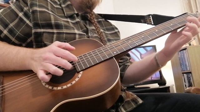Lord of the Rings ~ Concerning Hobbits (The Shire) intro - on Art & Lutherie Ami parlour guitar смотреть онлайн