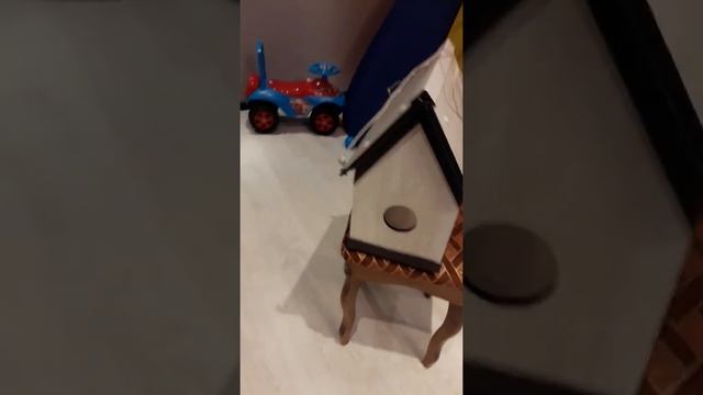 кормушка из обрезков ламината и угла МДФ смотреть онлайн