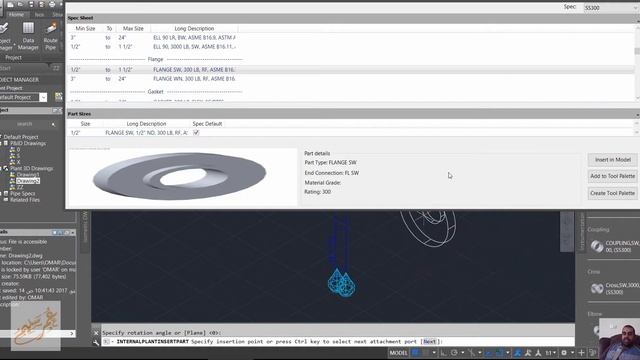 10 AutoCAD Plant 3D Pipe Specifications смотреть онлайн