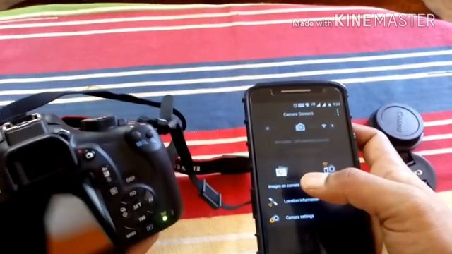 How to connect canon EOS 1300D to smart phone using Wi-Fi|NFC (Hindi) смотреть онлайн