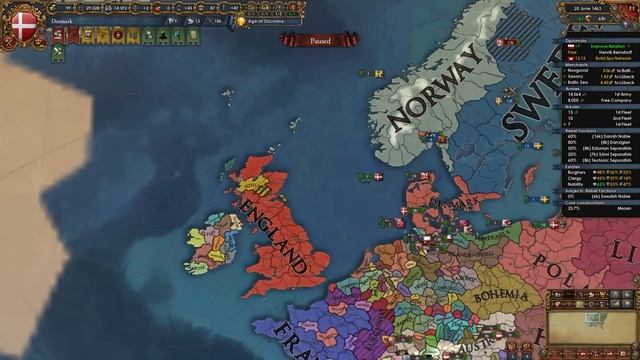 EU4 1.34 Denmark Guide - Denmark Is INSANE In LIONS OF THE NORTH