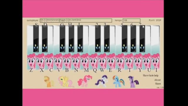 It Burns Burns Burns played on the My Little Pony Piano смотреть онлайн