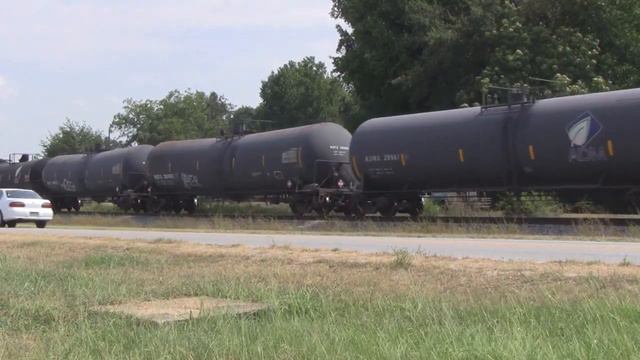 CSX Tank Train NB near Woodruff SC смотреть онлайн