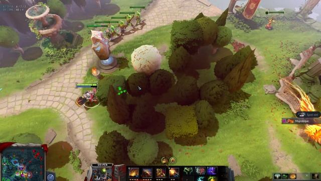 DotA 2 Sniper mid 2017 Bad laning phase, owning everyone late смотреть онлайн