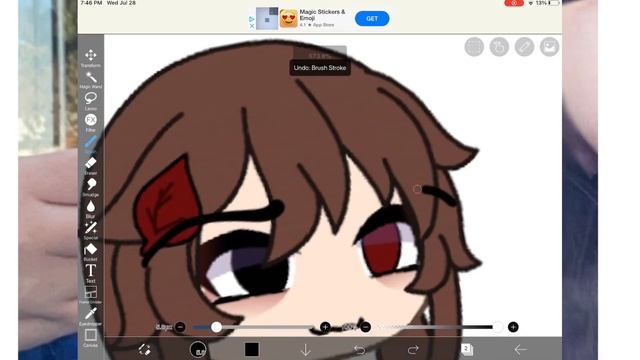 How To Draw Eyebrows on Ibis Paint X || Eyebrow Tutorial || Novaa || Gacha Life Tutorial || Novaa смотреть онлайн