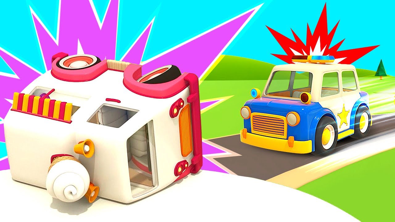 Full Episodes Of Helper Cars Cartoons For Kids. Street Vehicles & Cartoon Cars For Kids.