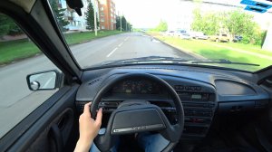 ЕДУ В МАГАЗИН НА ВАЗ 2114 - ВИД ОТ ПЕРВОГО ЛИЦА