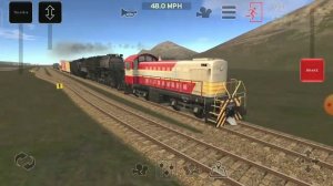 геймплей игры train and rail yard simulator (игра про поезда)