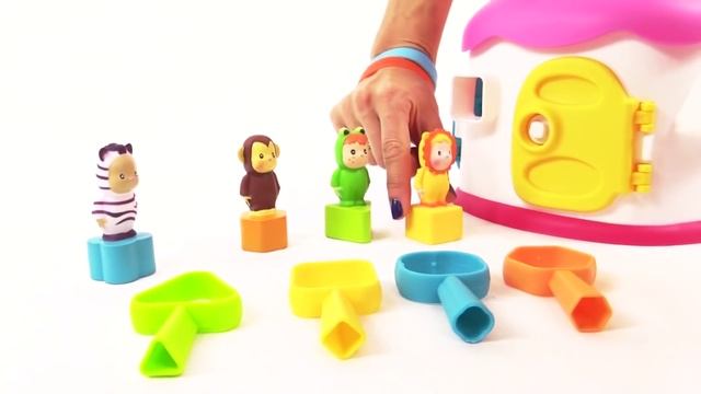 Развивающие игры для самых маленьких. Играем в домик сортер смотреть онлайн
