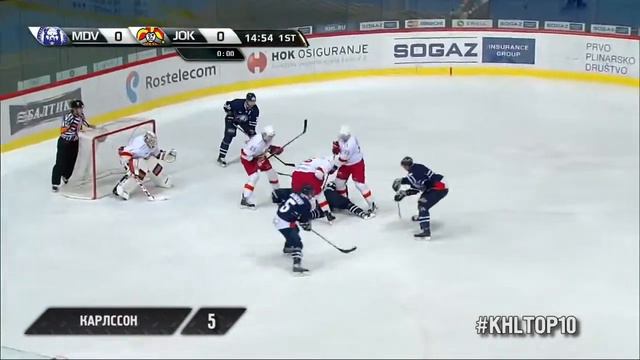 Топ-10 Сейвов 18 недели КХЛ